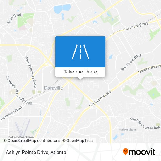 Mapa de Ashlyn Pointe Drive