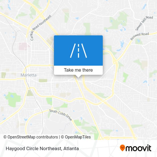 Haygood Circle Northeast map
