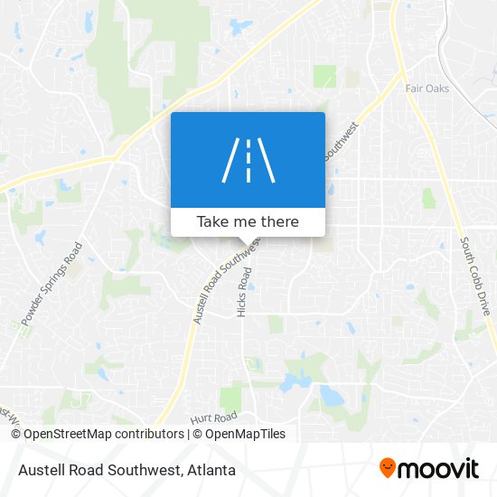 Mapa de Austell Road Southwest