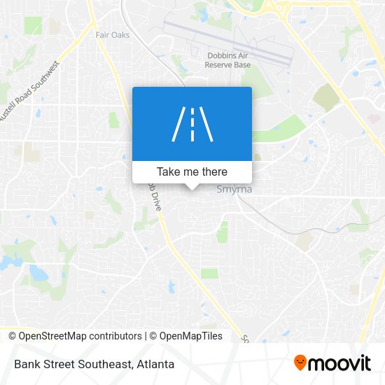 Mapa de Bank Street Southeast