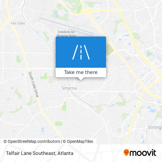 Telfair Lane Southeast map