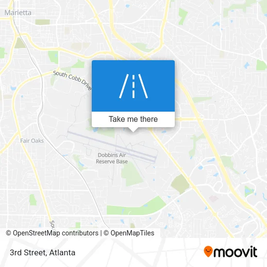 3rd Street map