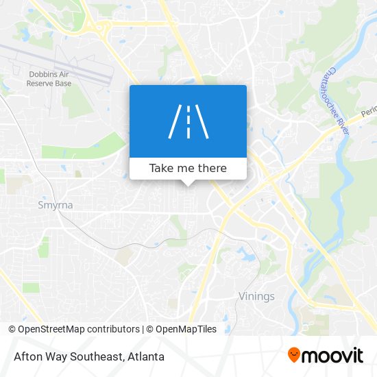 Afton Way Southeast map