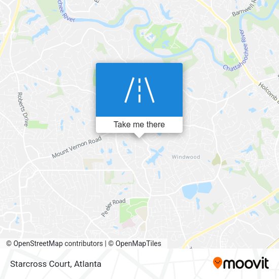 Mapa de Starcross Court