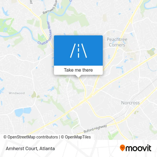 Amherst Court map
