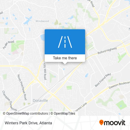 Mapa de Winters Park Drive