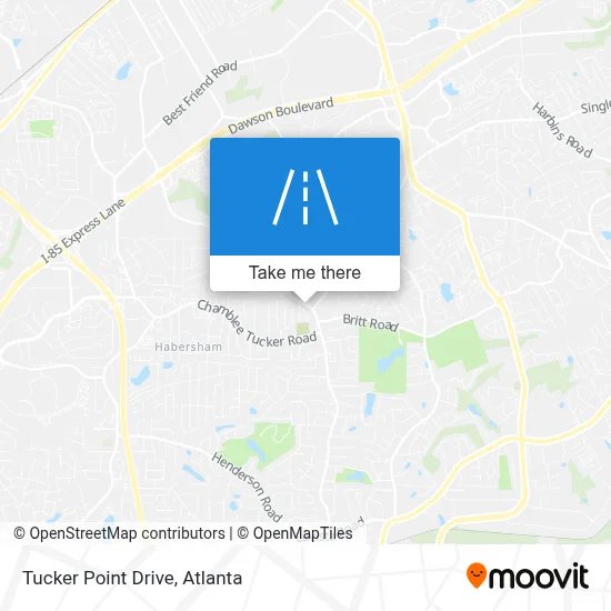 Tucker Point Drive map