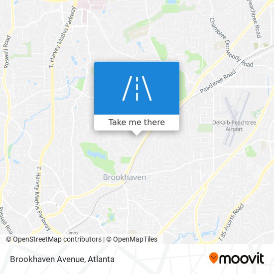 Mapa de Brookhaven Avenue