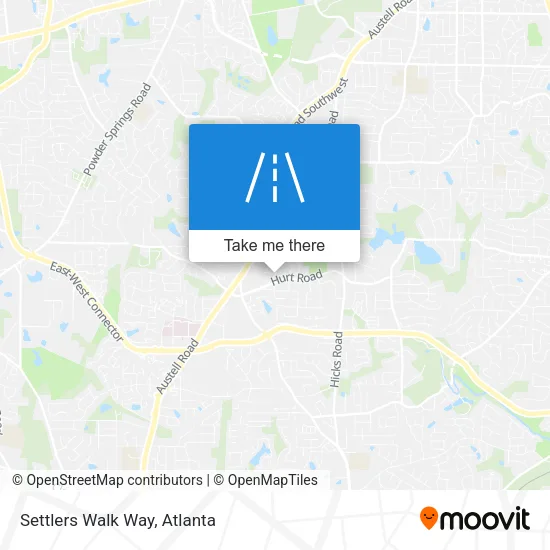Mapa de Settlers Walk Way