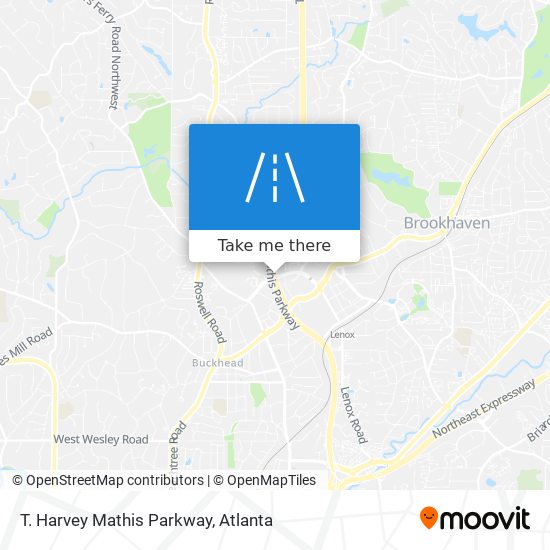 T. Harvey Mathis Parkway map