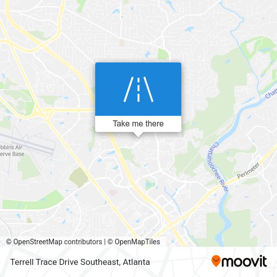 Mapa de Terrell Trace Drive Southeast