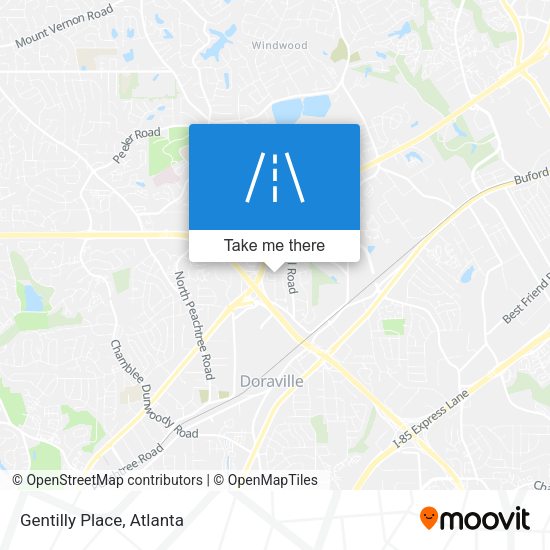 Mapa de Gentilly Place