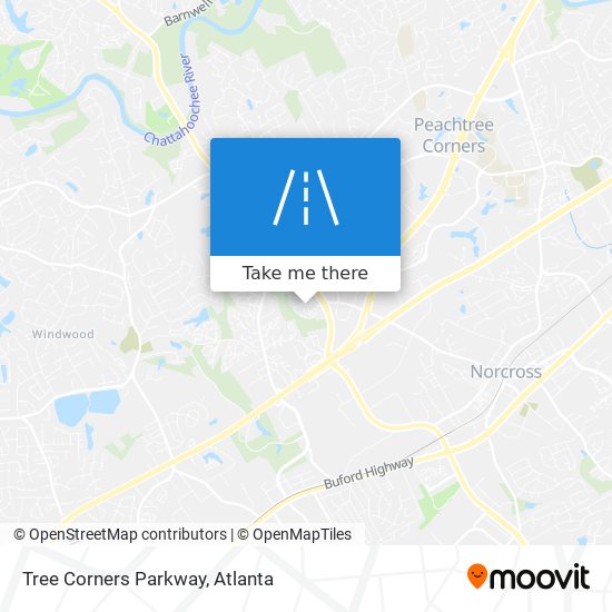 Mapa de Tree Corners Parkway