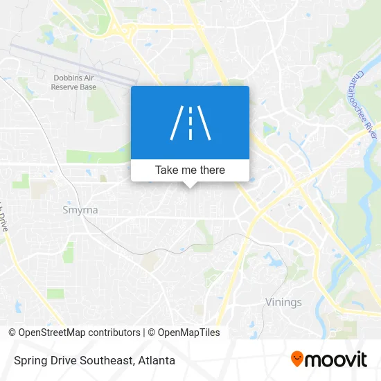 Spring Drive Southeast map