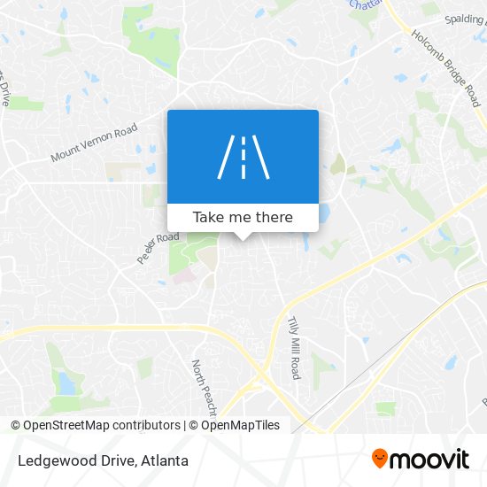 Mapa de Ledgewood Drive