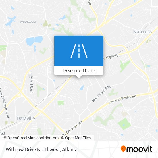 Mapa de Withrow Drive Northwest