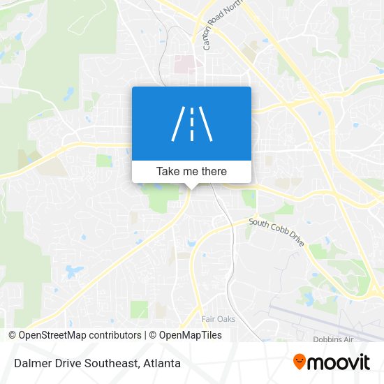 Dalmer Drive Southeast map