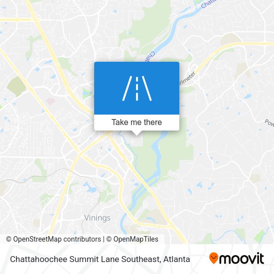 Chattahoochee Summit Lane Southeast map