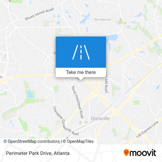 Perimeter Park Drive map