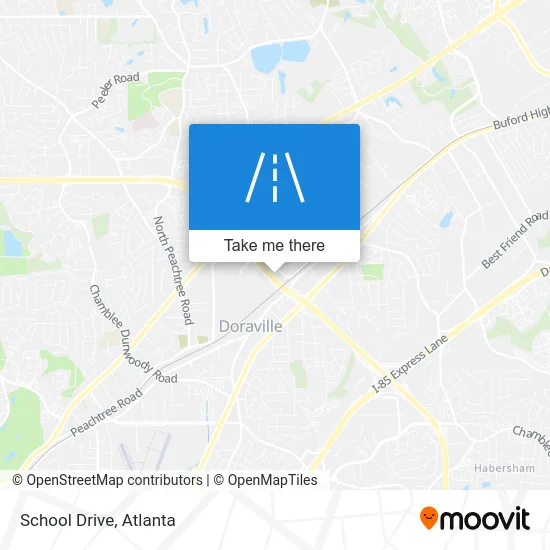 School Drive map