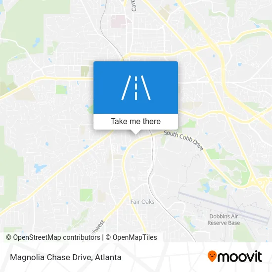 Magnolia Chase Drive map