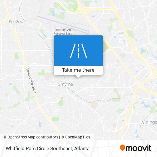 Mapa de Whitfield Parc Circle Southeast