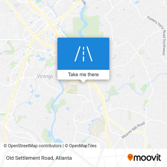 Old Settlement Road map