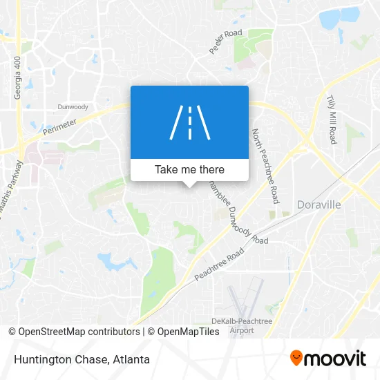 Huntington Chase map