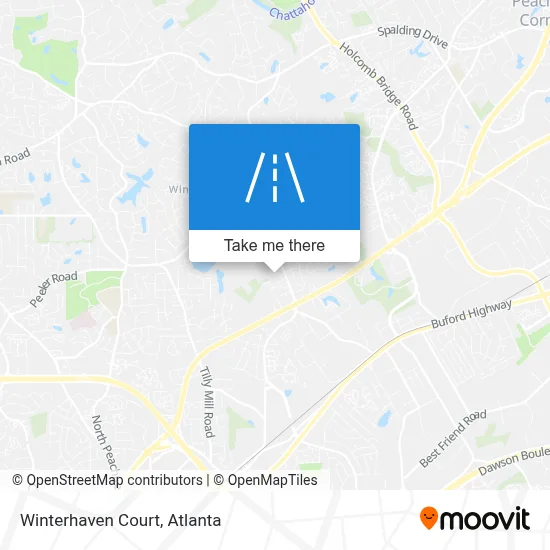 Winterhaven Court map