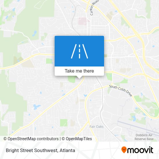 Bright Street Southwest map