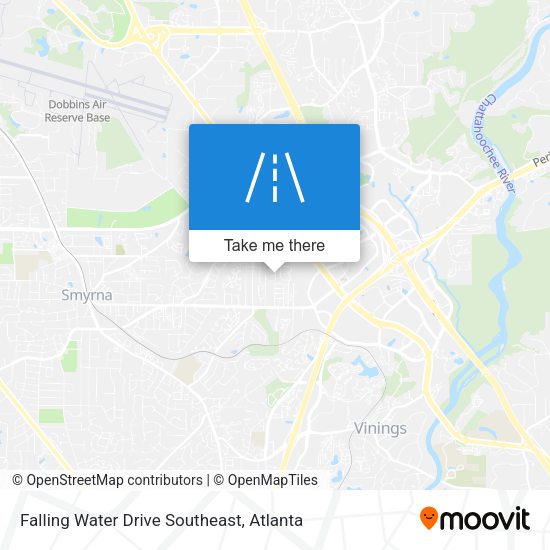 Falling Water Drive Southeast map