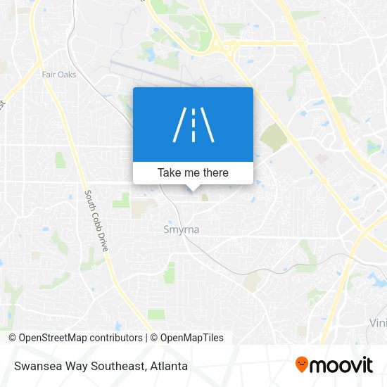 Swansea Way Southeast map