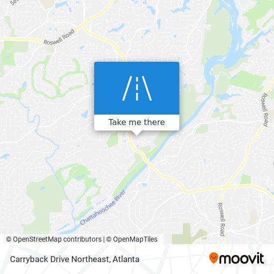 Carryback Drive Northeast map