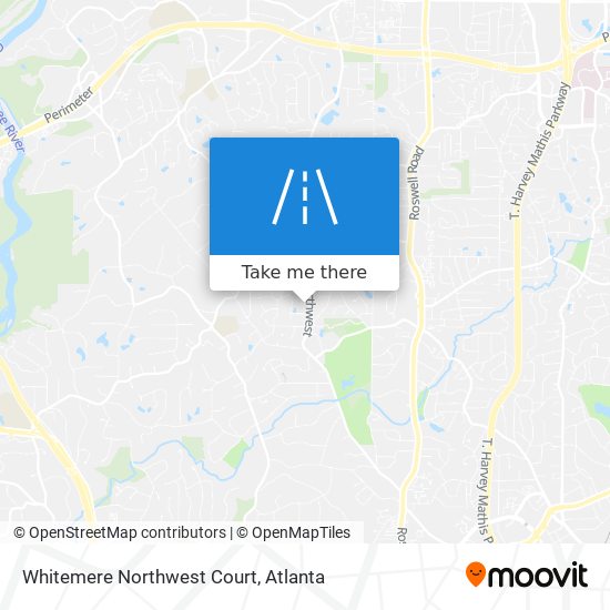 Whitemere Northwest Court map