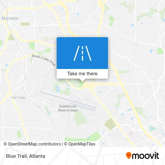 Blue Trail map