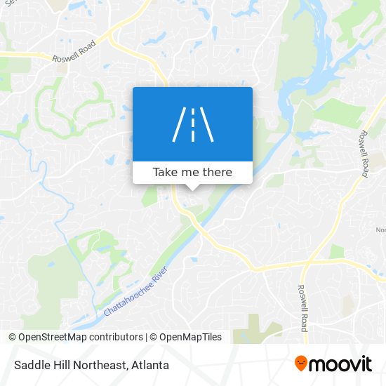 Mapa de Saddle Hill Northeast
