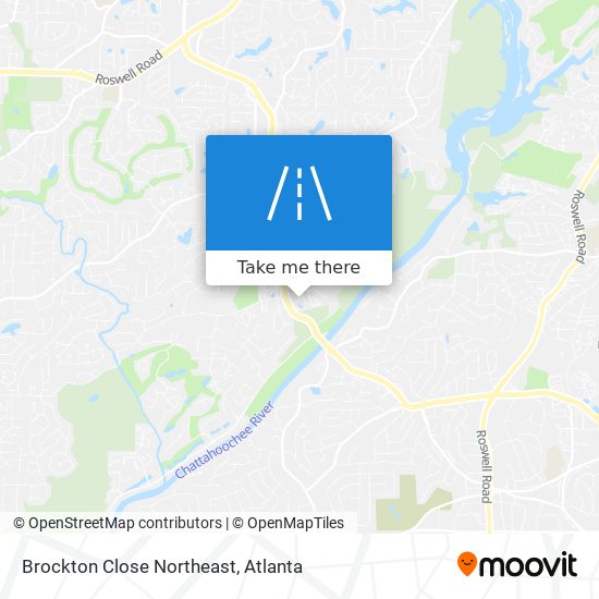 Mapa de Brockton Close Northeast