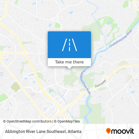 Mapa de Abbington River Lane Southeast