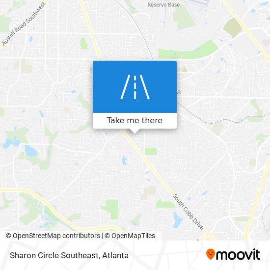 Sharon Circle Southeast map