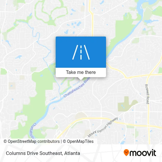 Columns Drive Southeast map