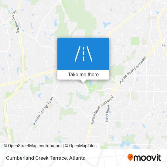 Cumberland Creek Terrace map