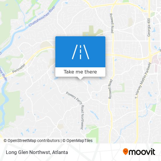 Long Glen Northwst map