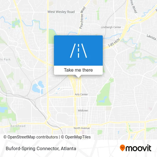 Buford-Spring Connector map