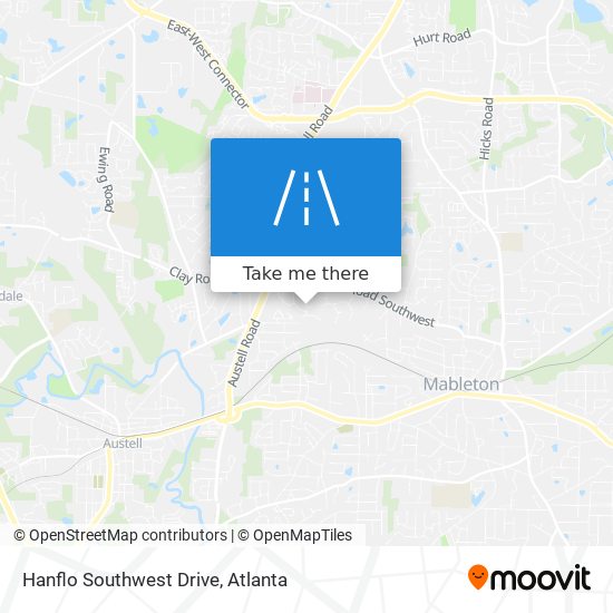 Hanflo Southwest Drive map