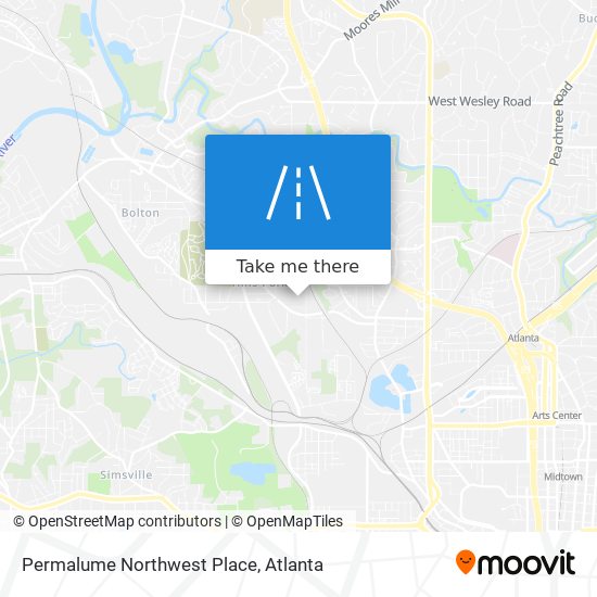 Mapa de Permalume Northwest Place