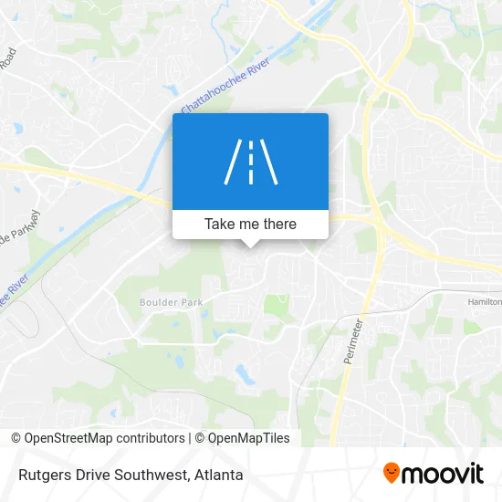 Rutgers Drive Southwest map