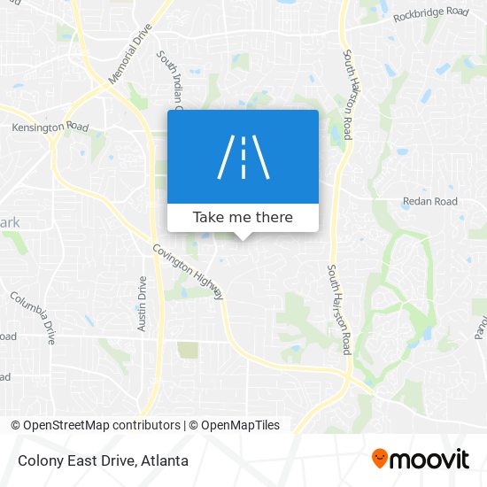 Colony East Drive map