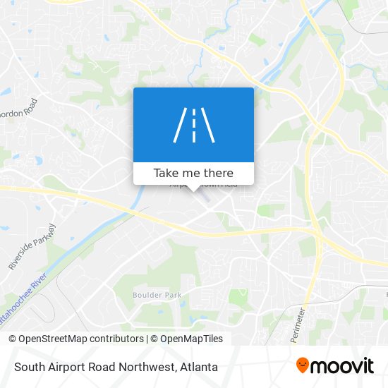 South Airport Road Northwest map