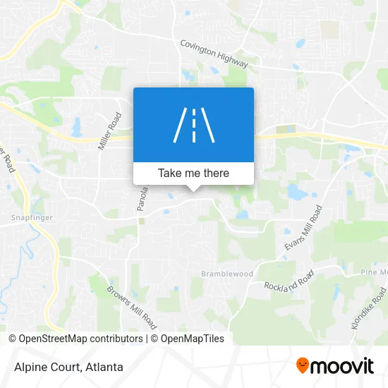 Alpine Court map