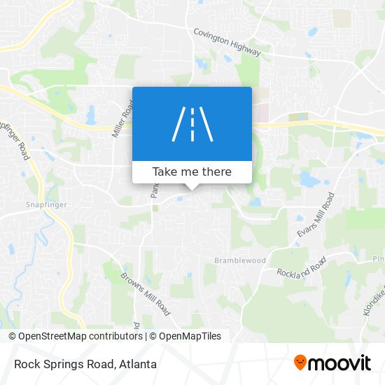 Mapa de Rock Springs Road